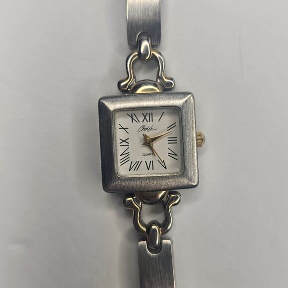 Cherish WATCH and Matching BRACELET Silver Gold Steampunk Analog Timepiece Gift - Picture 8 of 10